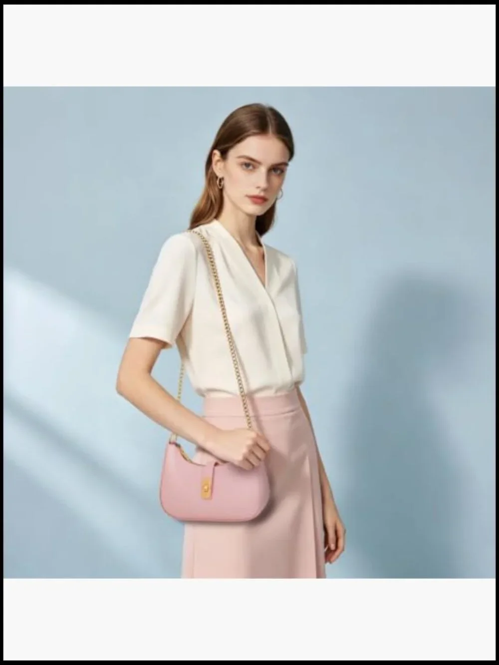 Cute Hobo Handbag Vegan Leather Retro Small Clutch Purse with Zipper